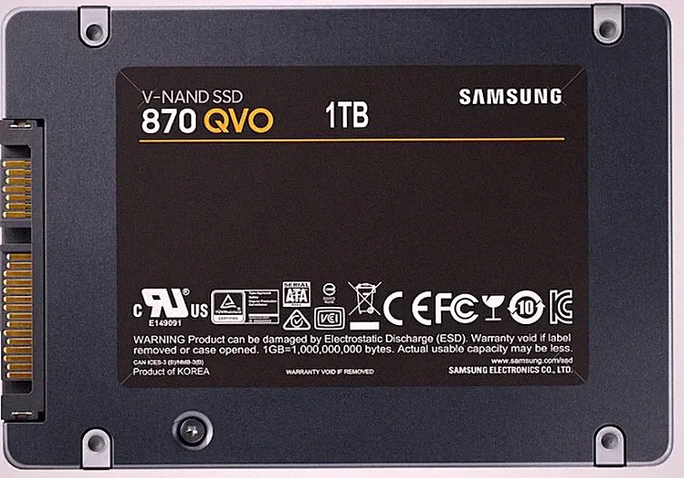 (NEW) SAMSUNG 870 1TB QVO SSD SATA 2.5" SOLID STATE DRIVE MZ77Q1T0B
